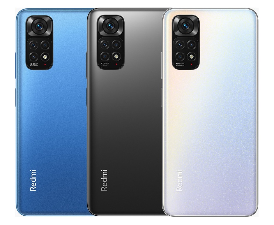 نمای پشت گوشی Redmi Note 11S با دوربین 108 مگاپیکسلی